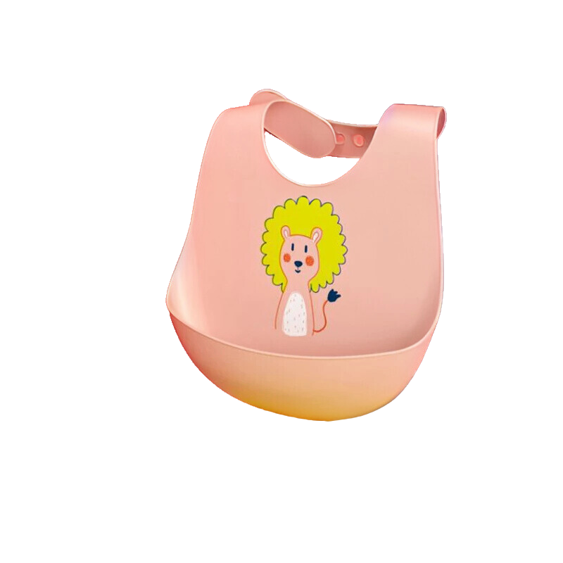 Silicone baby bib with collector