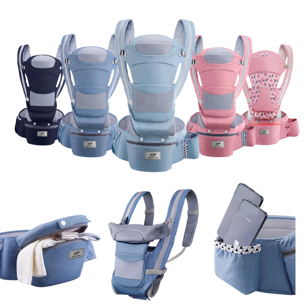 Ergonomic Baby Carrier With Hip Seat