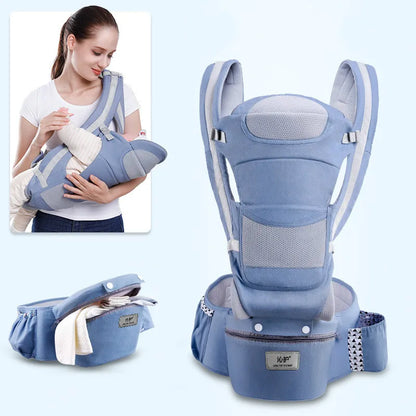 Ergonomic Baby Carrier With Hip Seat
