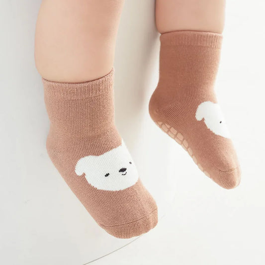 6 Pairs Kids Non-Slip Socks