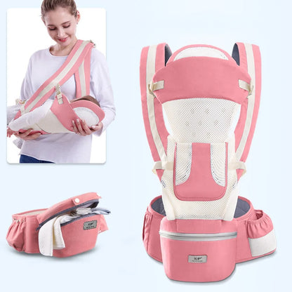 Ergonomic Baby Carrier With Hip Seat