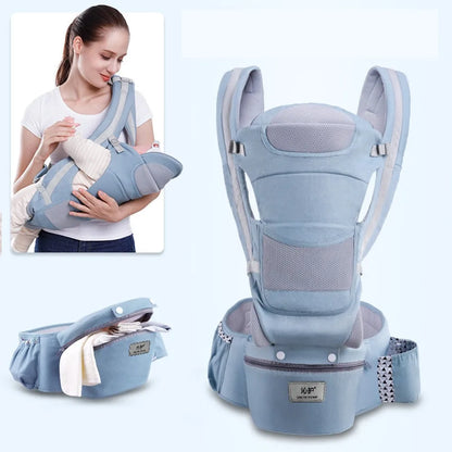 Ergonomic Baby Carrier With Hip Seat
