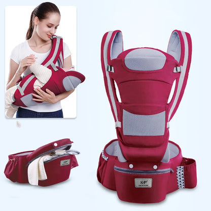 Ergonomic Baby Carrier With Hip Seat