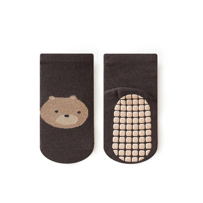 6 Pairs Kids Non-Slip Socks