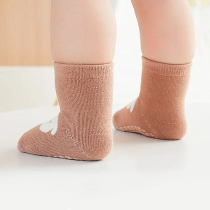6 Pairs Kids Non-Slip Socks