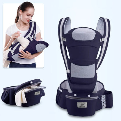 Ergonomic Baby Carrier With Hip Seat