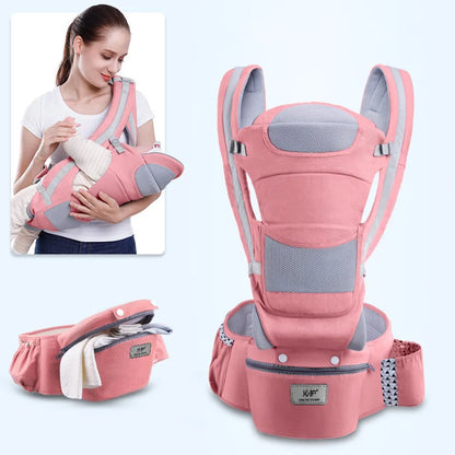 Ergonomic Baby Carrier With Hip Seat