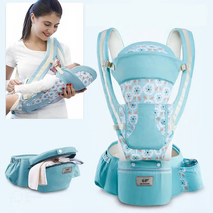 Ergonomic Baby Carrier With Hip Seat