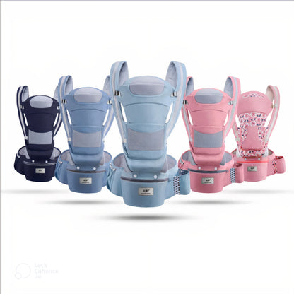 Ergonomic Baby Carrier With Hip Seat